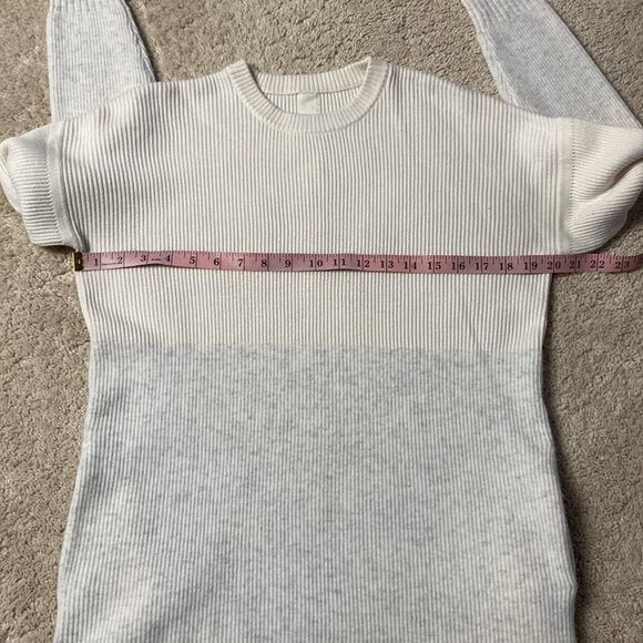 Lululemon Restful Intention Sweater Heathered Light Ivory Wool Cashmere - Picture 14 of 16